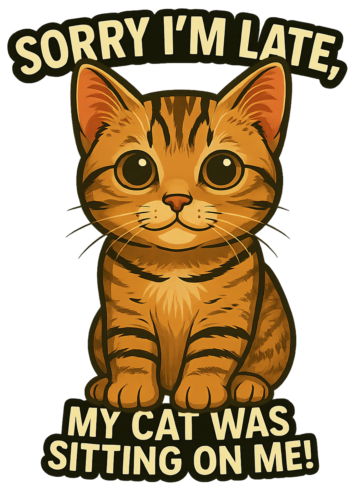 Custom Cartoon Pet T-Shirt - Add a Slogan or Fun Phrase